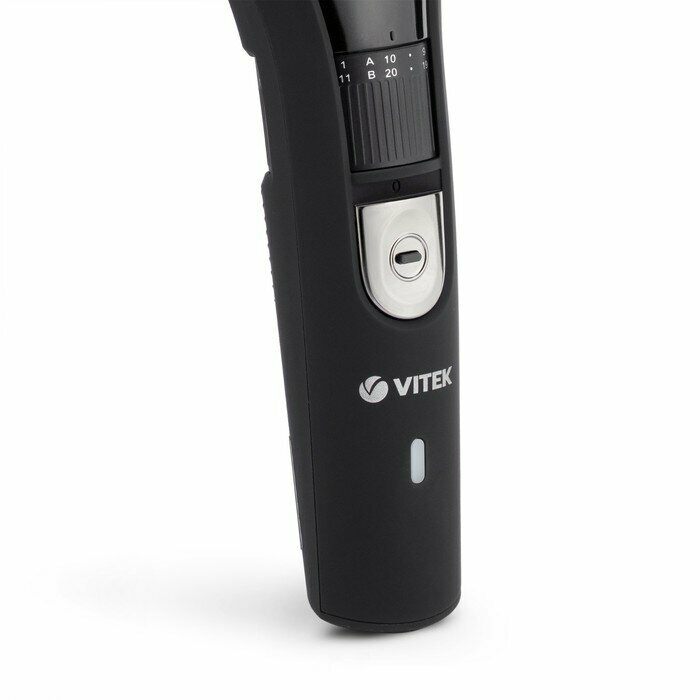 Машинка для стрижки Vitek VT-2584 BK, 2.4 Вт, 2 насадки, от сети/аккумулятор, 45 мин, чёрная - фотография № 6