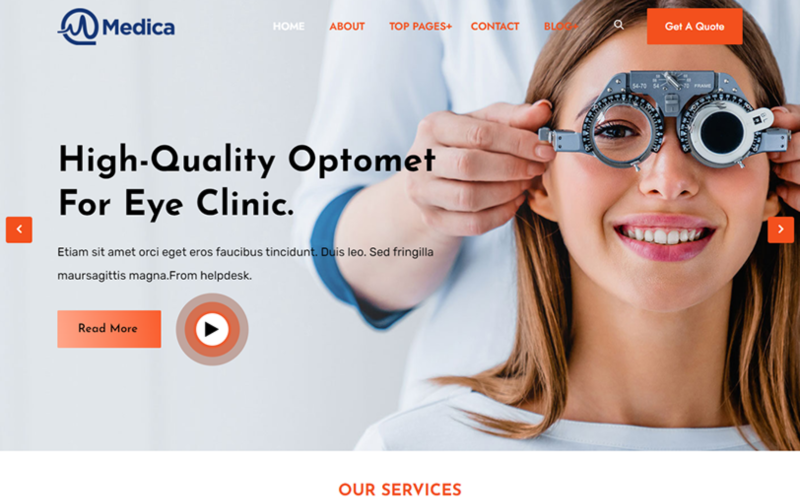 Шаблон Wordpress Tameo Medical and Dentist Theme WordPress