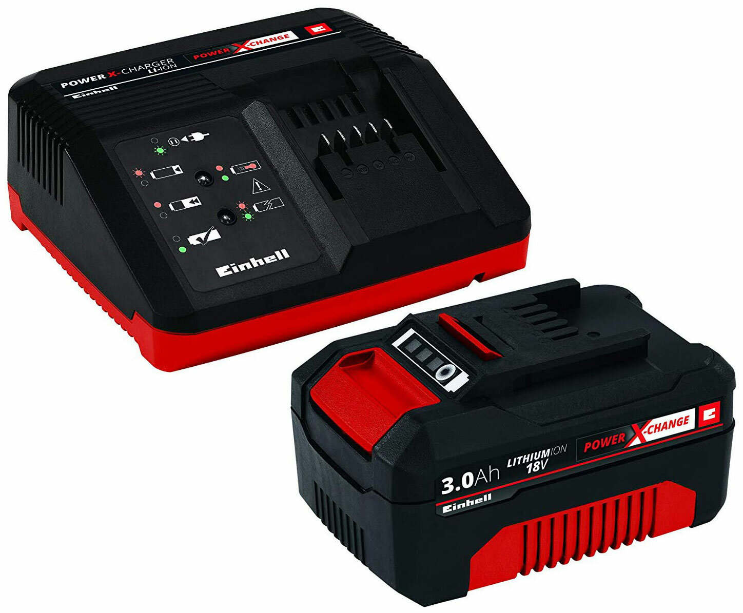 Аккумулятор + зарядное устройство Einhell PXC 18В 3 Ач 4512041