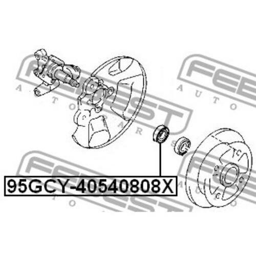 Сальник ступичный задний Febest 95GCY-40540808X Mazda: B00126154A B00126154B