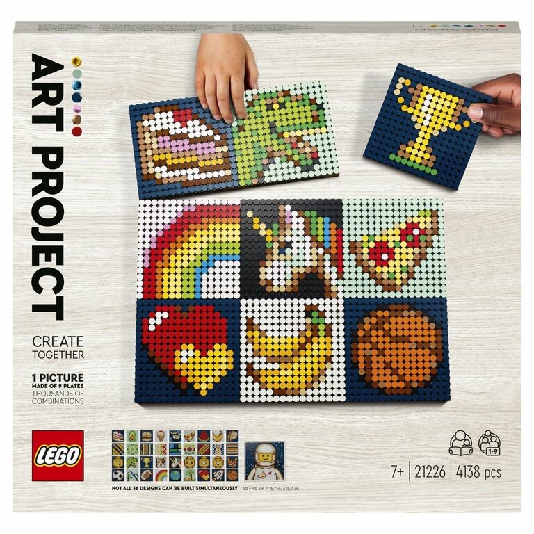 LEGO Art Конструктор Творческий проект Создаем вместе, 21226