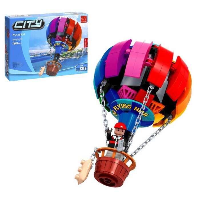 Конструктор «Воздушный шар» 195 деталей