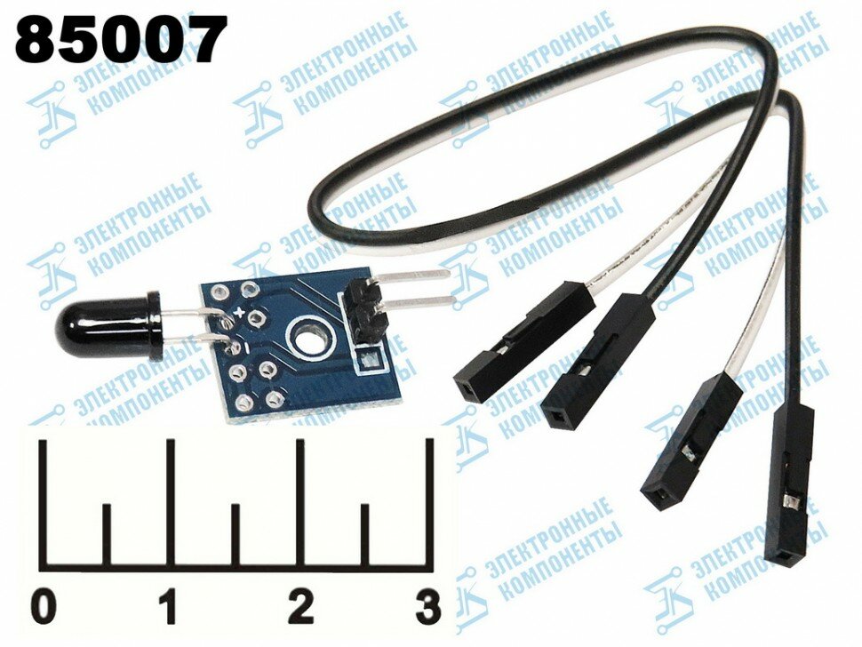 Радиоконструктор Arduino аналоговый датчик пламени