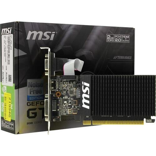 Видеокарта MSI GeForce GT 710 Silent LP 2GB (GT 710 2GD3H LP)