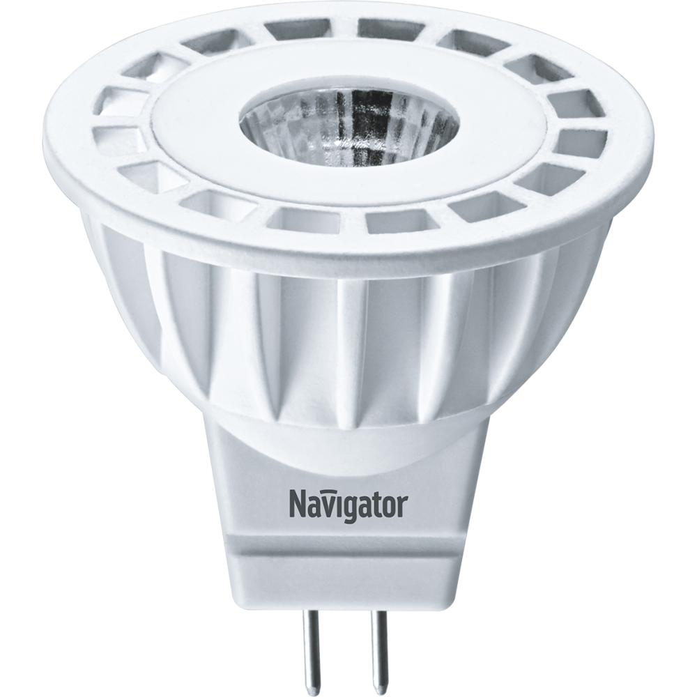 Лампа светодиодная LED 3вт 12в GU4 тепло-белый | код. 18224 | NAVIGATOR ( 1шт. )