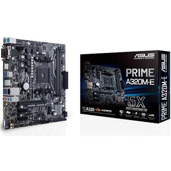 Материнская плата ASUS PRIME A320M-E (AM4, microATX)