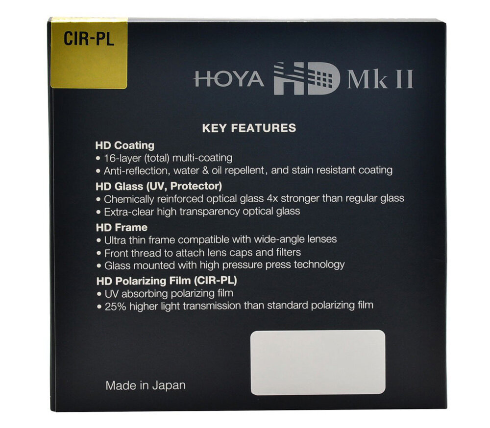 Светофильтр Hoya PL-CIR HD Series 58 мм - фото №3