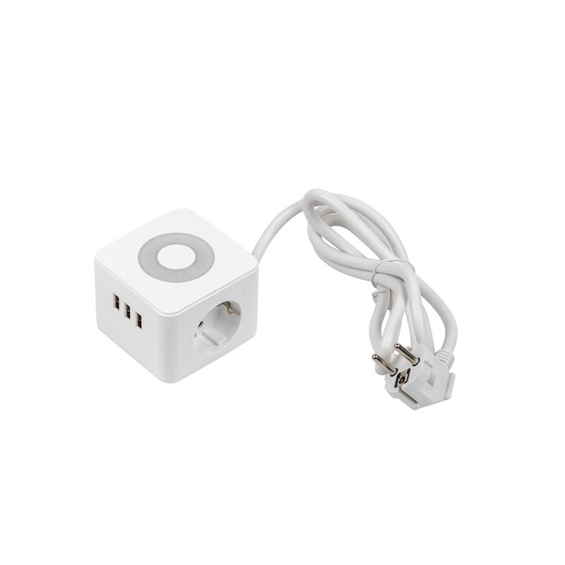 фото Удлинитель Uniel Standard S-GCD2-1,5SBU 2 гнезда 1,5метра 3 USB белый