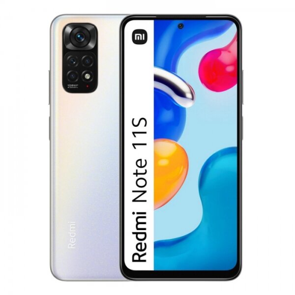 Смартфон Xiaomi Redmi Note 11S RU 6+64 Pearl White MZB0AR6RU (768996)