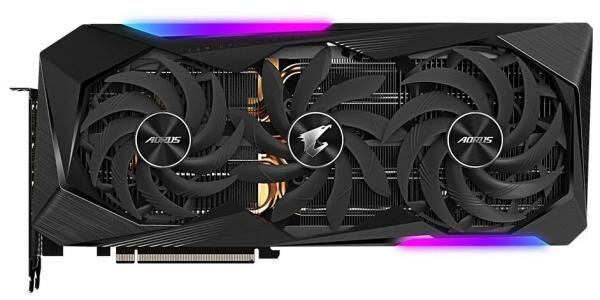 Видеокарта GigaByte nVidia GeForce RTX 3070 Ti AORUS MASTER PCI-E 8192Mb GDDR6X 256 Bit Retail GV-N307TAORUS M-8GD