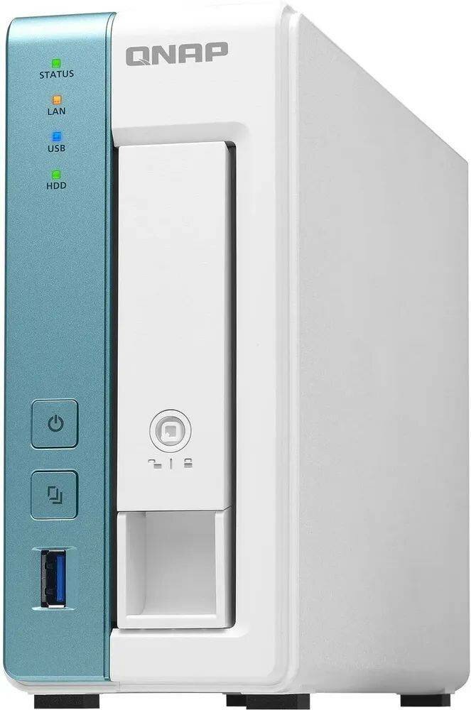 Сетевое хранилище NAS Qnap TS-131K белый