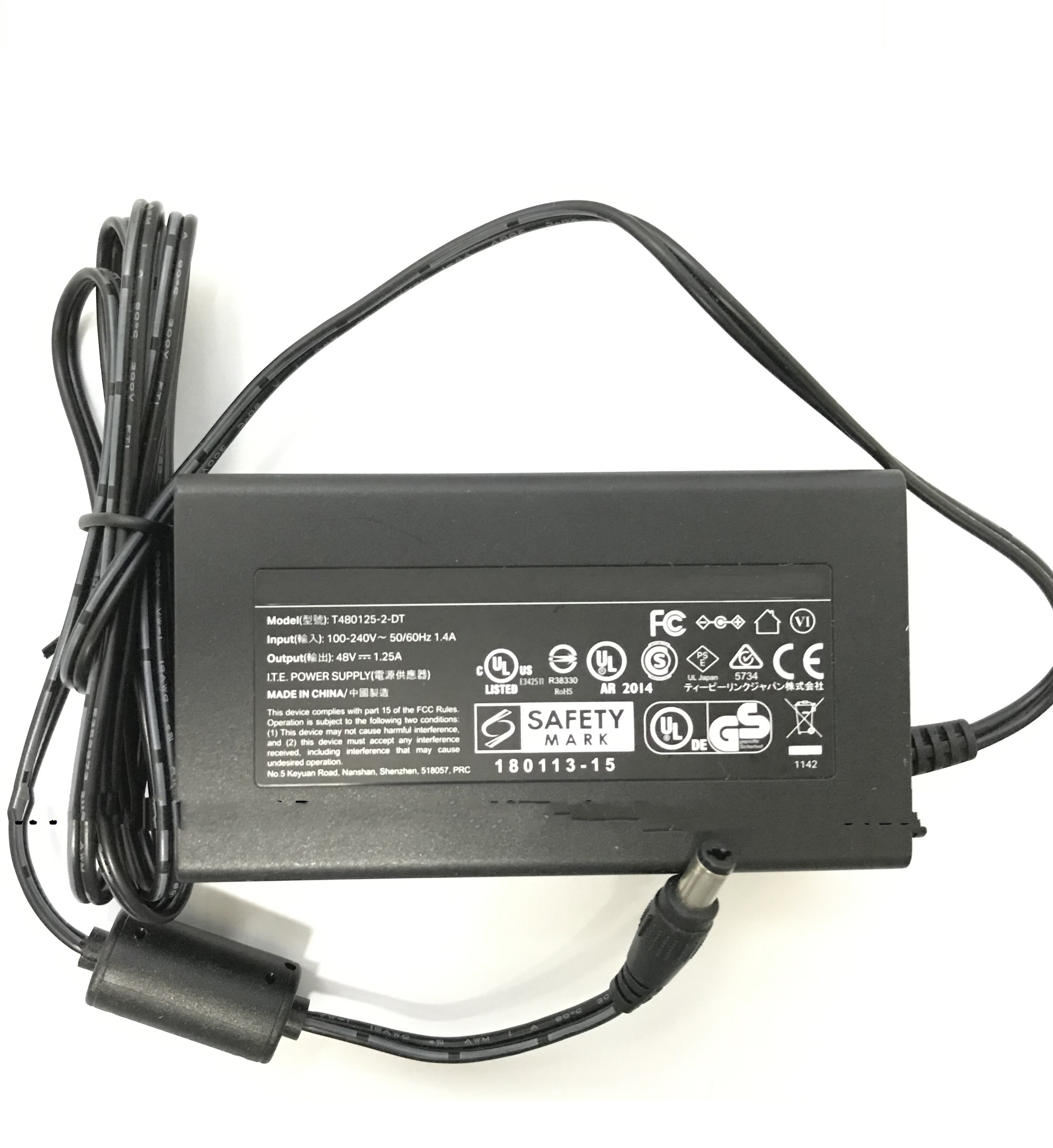 Блок питания адаптер для роутера TP-Link Gigabit Easy Smart Switch TL-SG108PE TL-SF1008P T480125-2-DT TL-SG1005P TL-SF1005P TL-SG1008P 48V-1.25A 60W