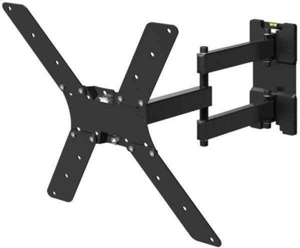 Кронштейн для телевизора Holder LCD-5566-B черный 32-55 макс.45кг настенный поворотно-выдвижной и наклонный
