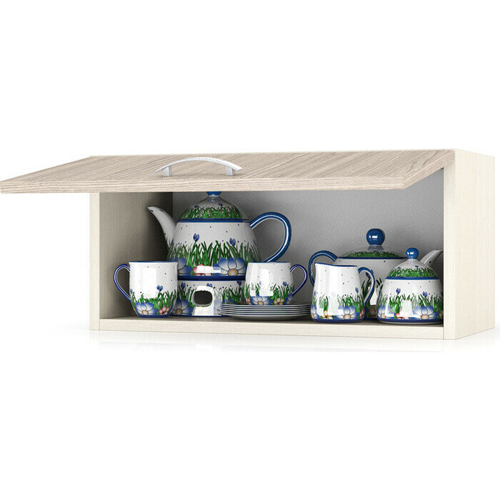 фото Шкаф над вытяжкой Мебельный двор Мери ШВв600 дуб/ясень шимо светлый