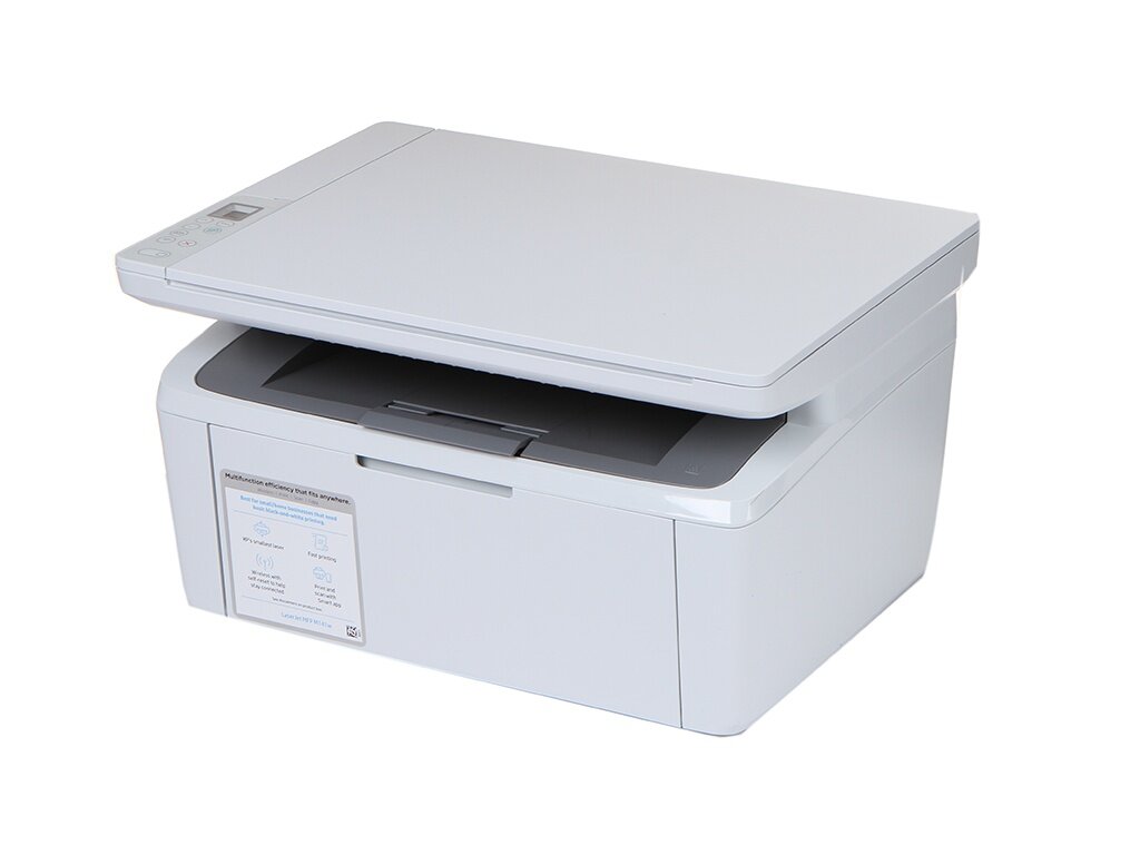 МФУ лазерное HP LaserJet M141w, ч/б, A4, белый