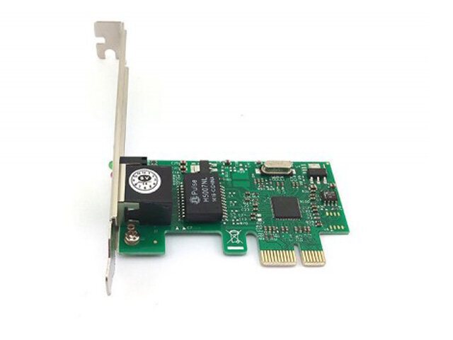 Сетевая карта KS-724 PCI-Express 1x 10/100/1000 Мбит/с 2 порта Ethernet RJ-45 гарантия 1 год