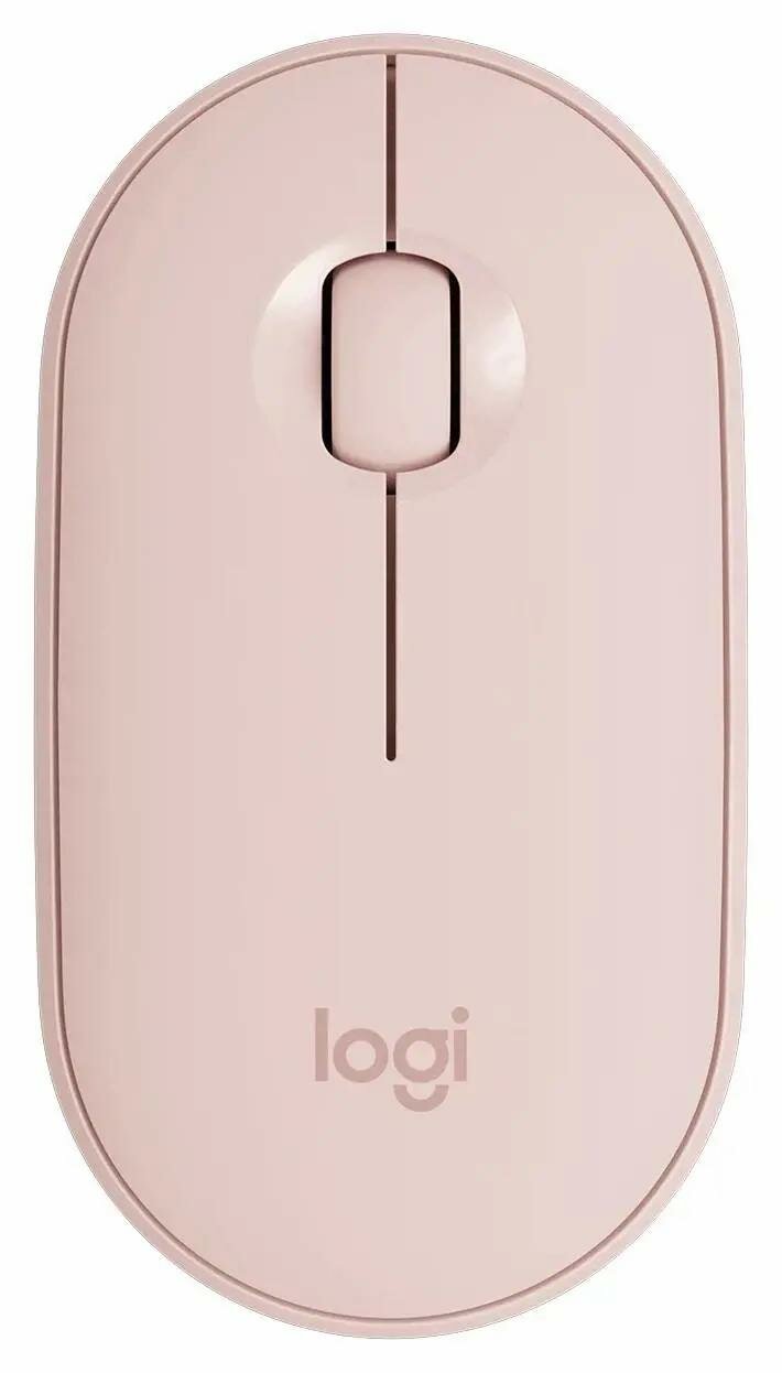 Мышь Logitech Wireless Mouse Pebble M350 розовая