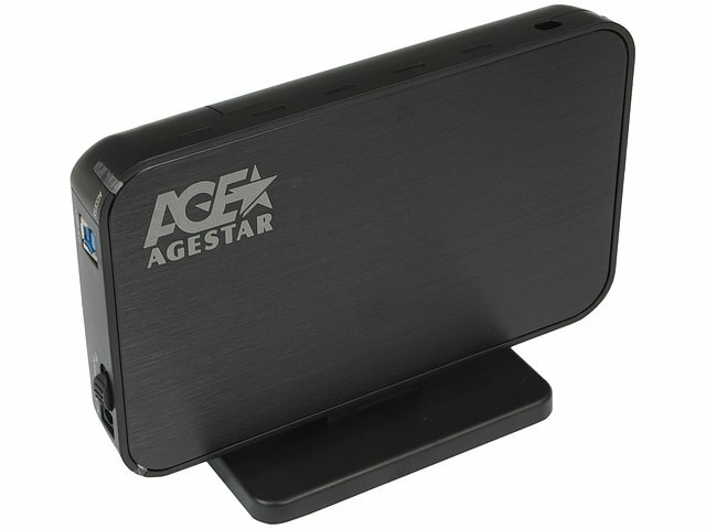 Контейнер Agestar Контейнер Agestar 3UB3A8-6G для 3.5 SATA HDD, черный (USB3.0)