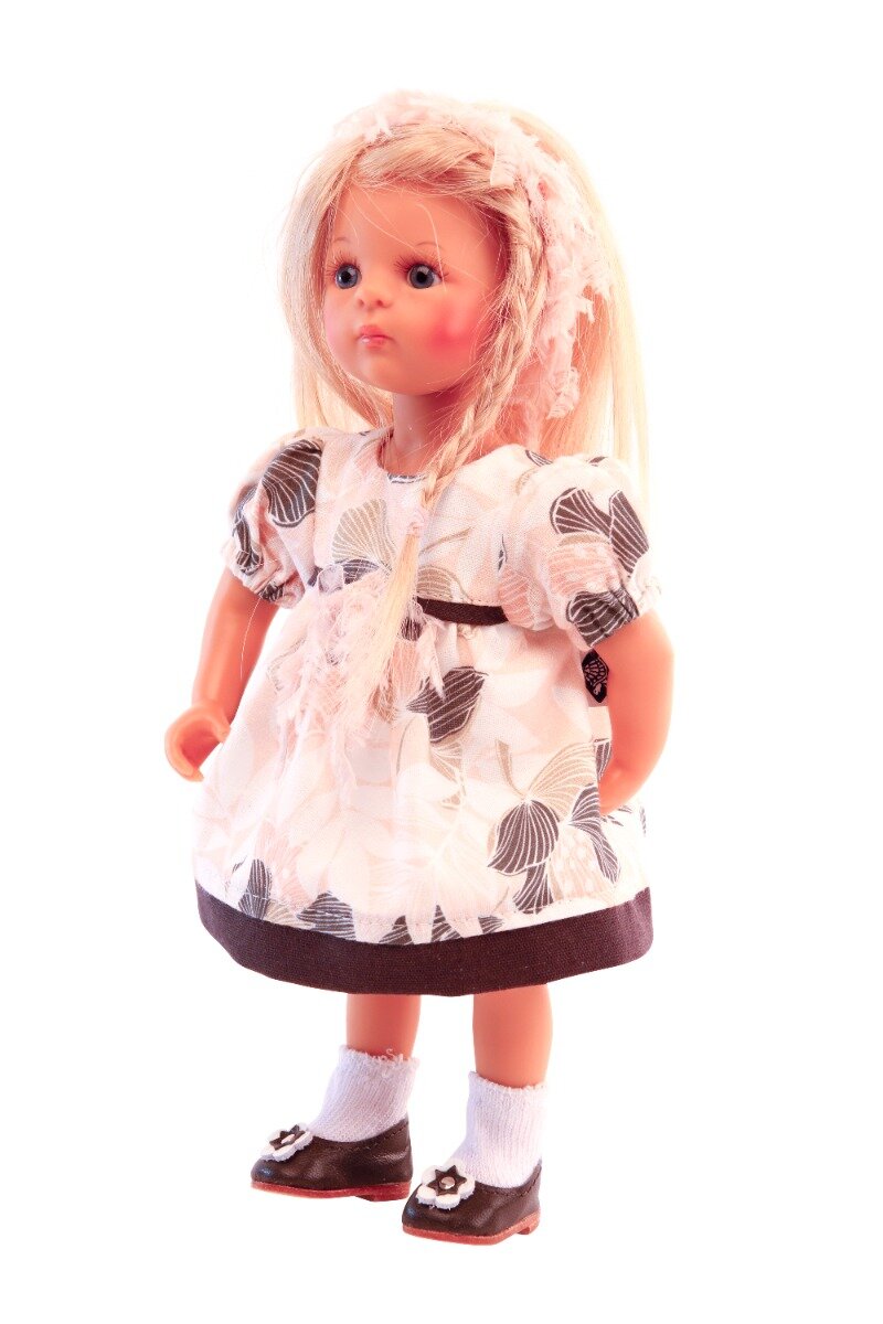 Кукла Schildkrot Lisa von Sieglinde Frieske (Шильдкрет Лиза в платье в цветочек от Зиглинде Фриске)