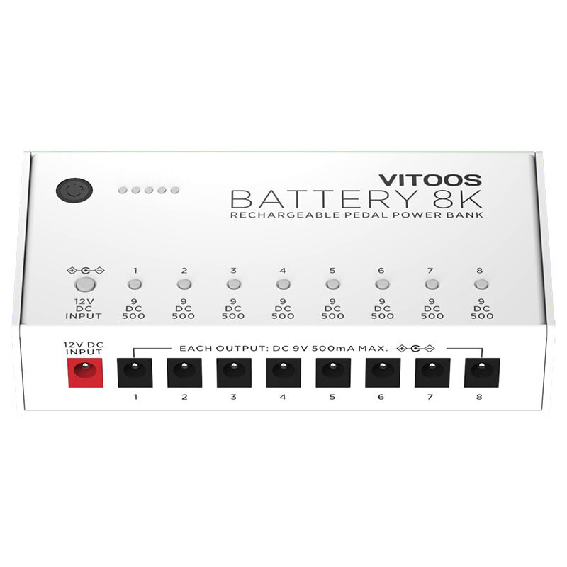 Vitoos Battery 8K Rechargeable Fully Isolated Power Supply