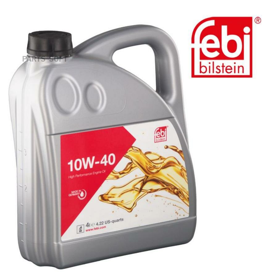 масло моторное febi motor oil 10w-40 полусинтетическое 4 л 32932