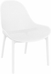Лаунж-кресло пластиковое ReeHouse Sky Белый