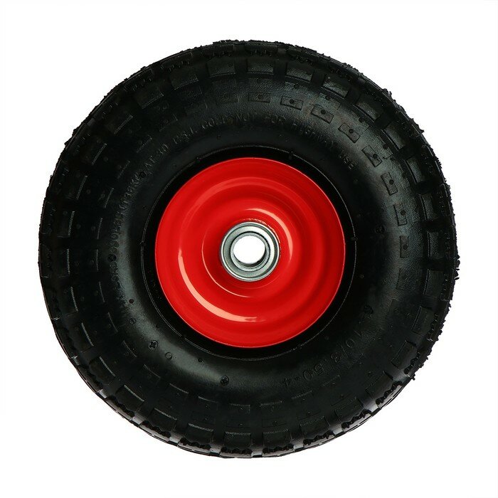 Колесо пневматическое, d = 260 мм, ступица: диаметр 20 мм, длина 50 мм, 4.1/3.5-4 - фотография № 2