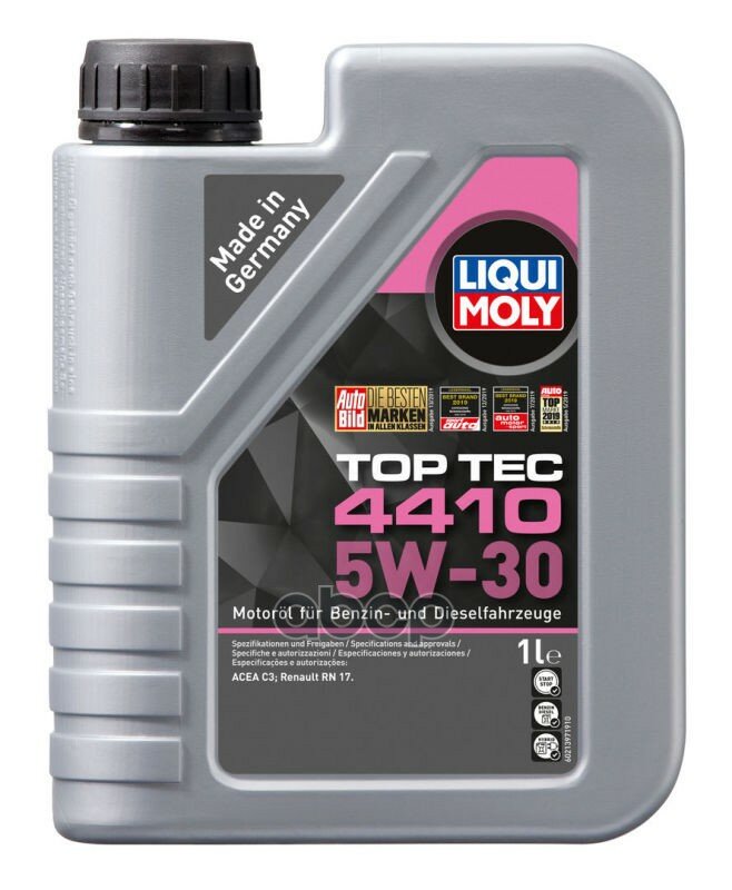 Liqui moly Нс-Синт. Мот.Масло Top Tec 4410 5w-30 C3 (1л)