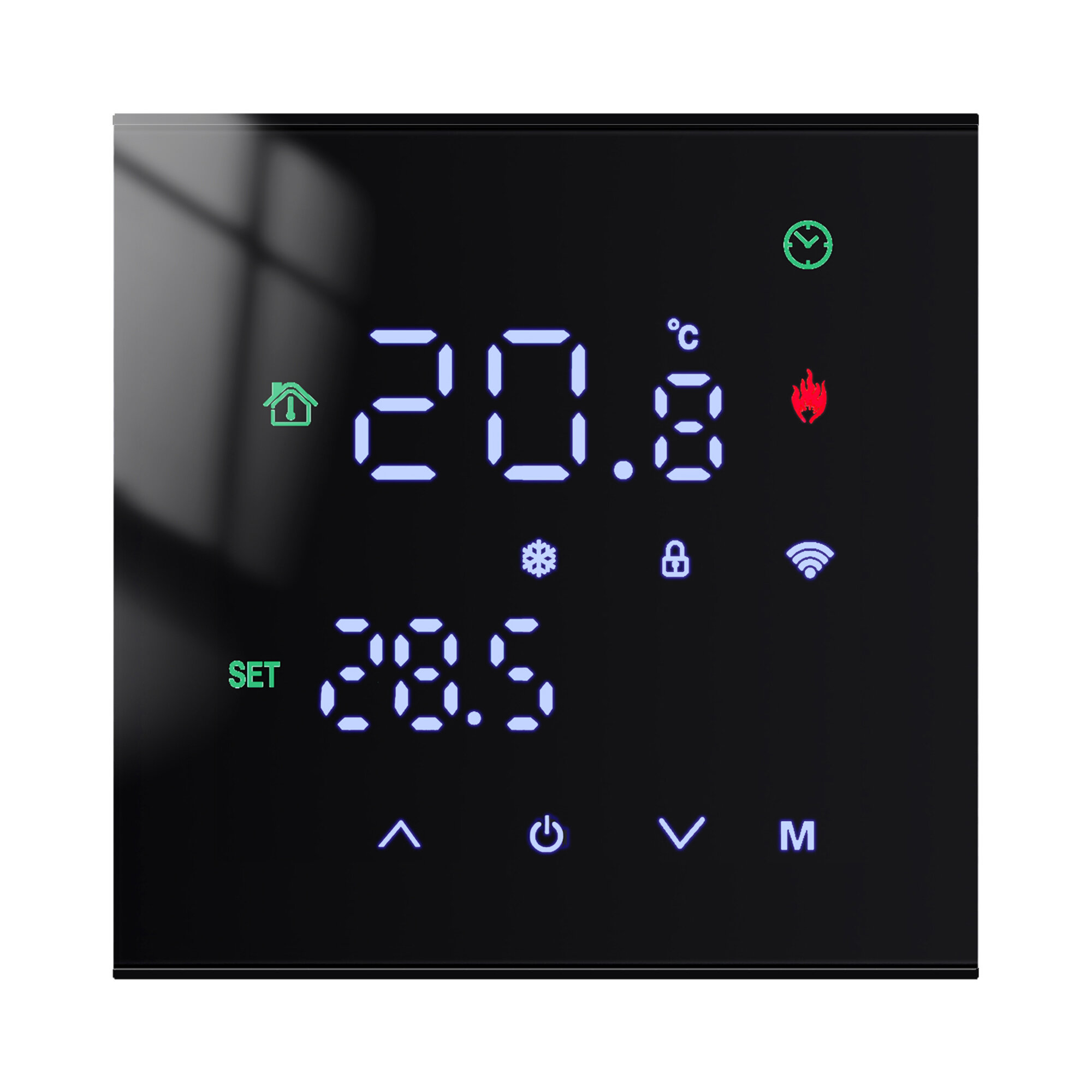 Терморегулятор Minco Home Wi-Fi для теплого пола (черный) - фотография № 2