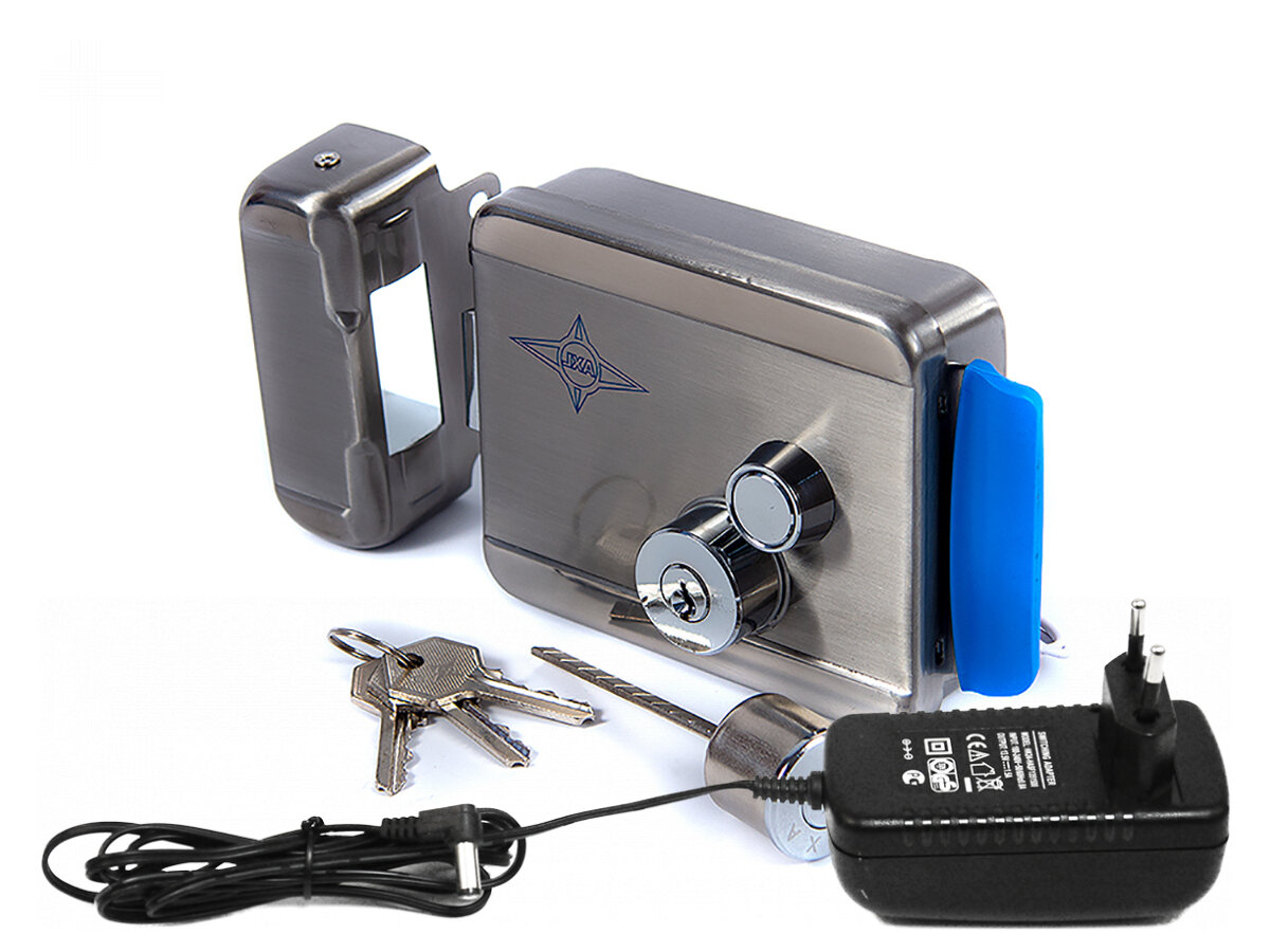 Электромеханический врезной замок на калитку дорхан 80 фото