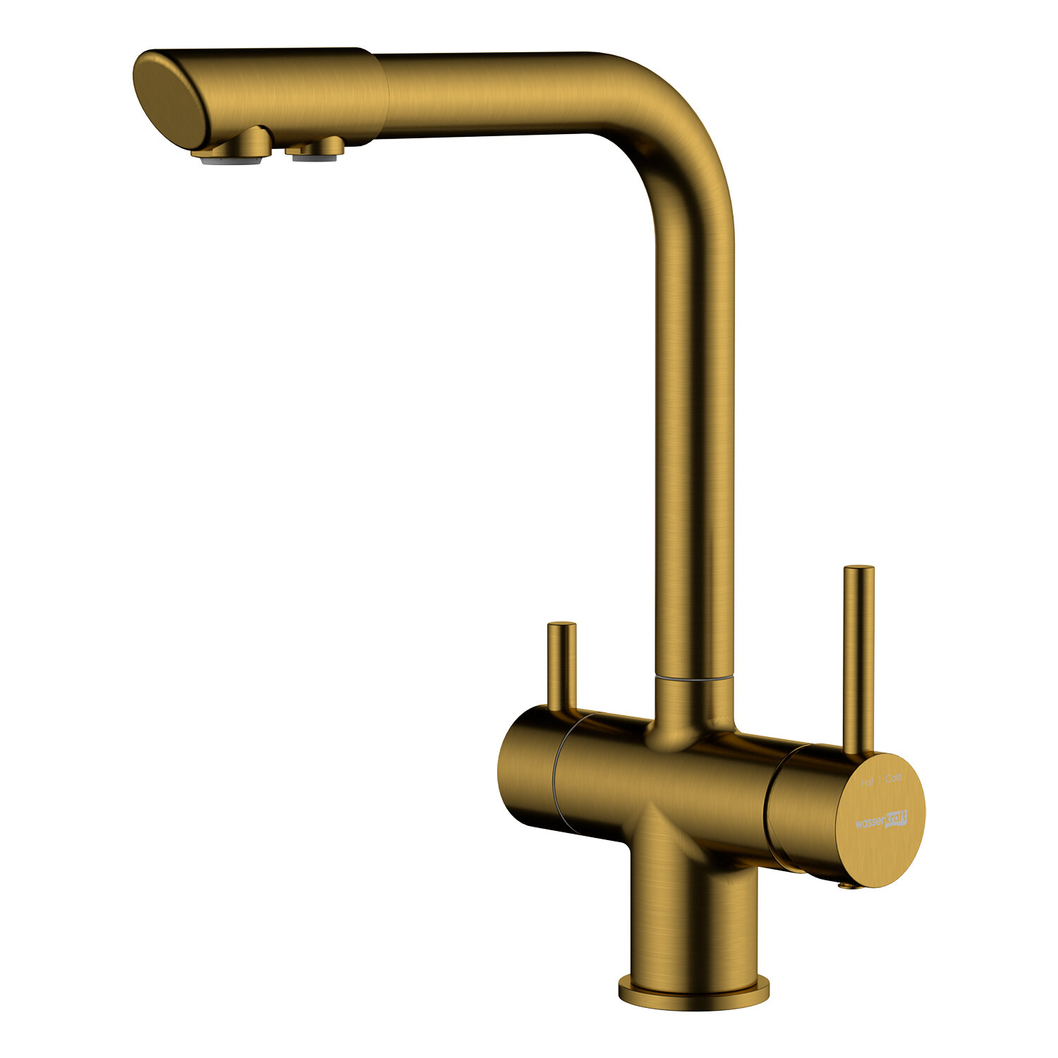 Смеситель Wasserkraft A8387 золото