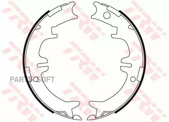 TRW GS8446 Колодки тормозные барабанные задн LEXUS: GS 05-, GS 93-97, GS 97-05, IS 99-, IS SportCross 01-, LS 94-, SC 01-, TOYOTA: AVENSIS VERSO 01-, PREVIA 00-, PREVIA 90-00, RAV 4 II 1шт