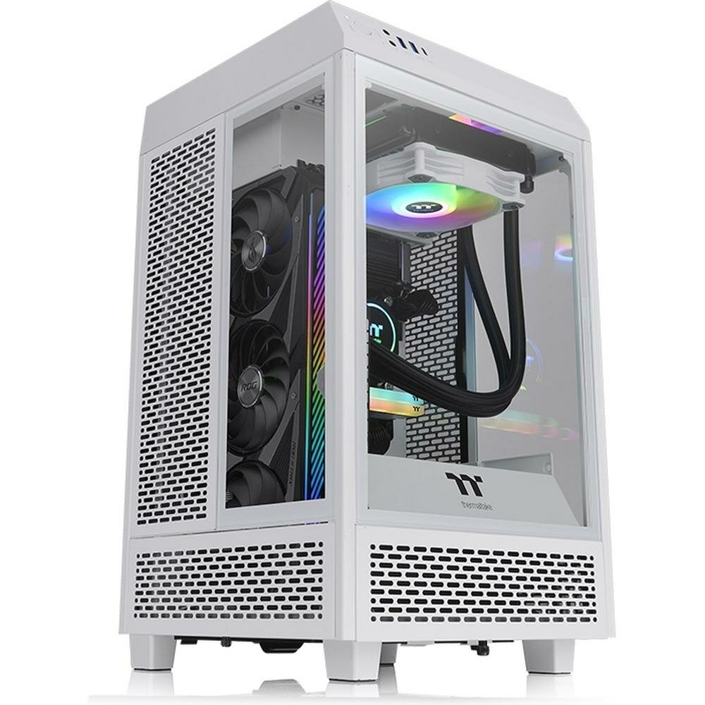 Корпус Mini-ITX Minitower Thermaltake The Tower 100 CA-1R3-00S6WN-00 Mini-ITX White