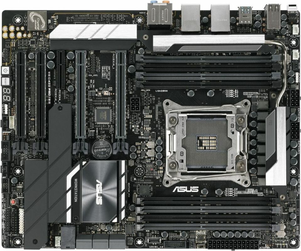 WS C422 PRO/SE 1x LGA 2066 (Xeon W), 8x DDR4 DIMM, C422, 2x 1GbE RJ45, IPMI, ATX, RTL 3 (810851)
