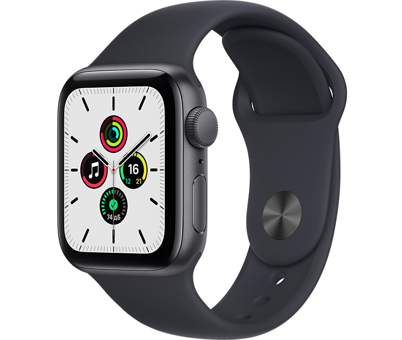 Смарт часы 2E Apple Умные часы Apple Watch SE, 40 мм, серый космос (MKQ13RU/A)