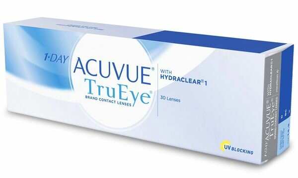   Acuvue 1 day trueye with hydraclear (8.5/-3.25) 30