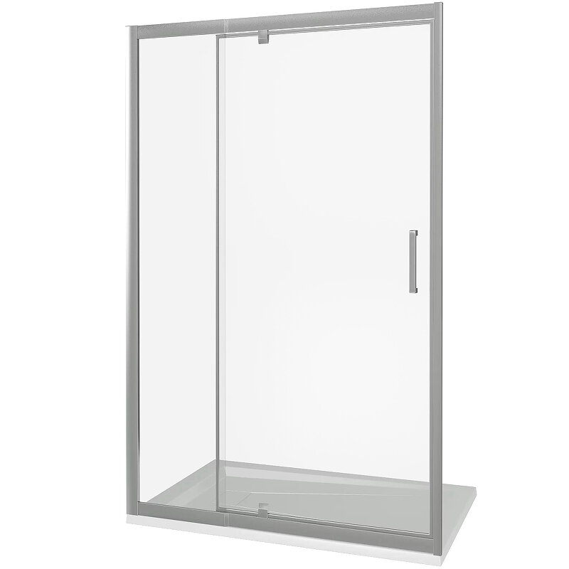 Душевая дверь Good Door Orion WTW-PD-140-C-CH 140 профиль Хром стекло прозрачное