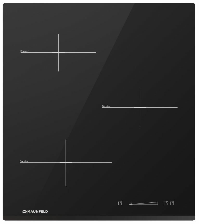 Встраиваемая электрическая варочная панель MAUNFELD MVI 45.3HZ.3BT-BK