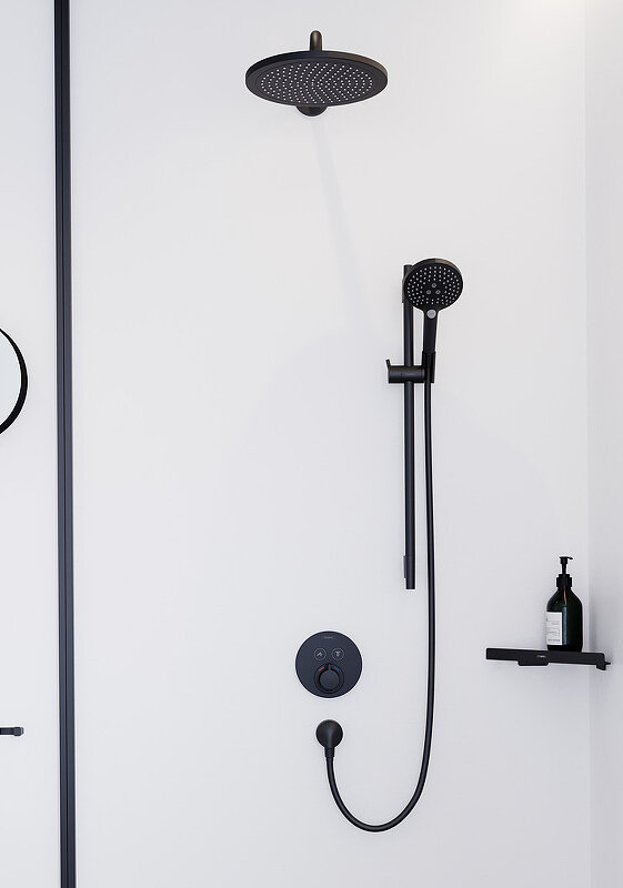 Ручной душ Hansgrohe Raindance Select S 26530670 Черный матовый - фотография № 4