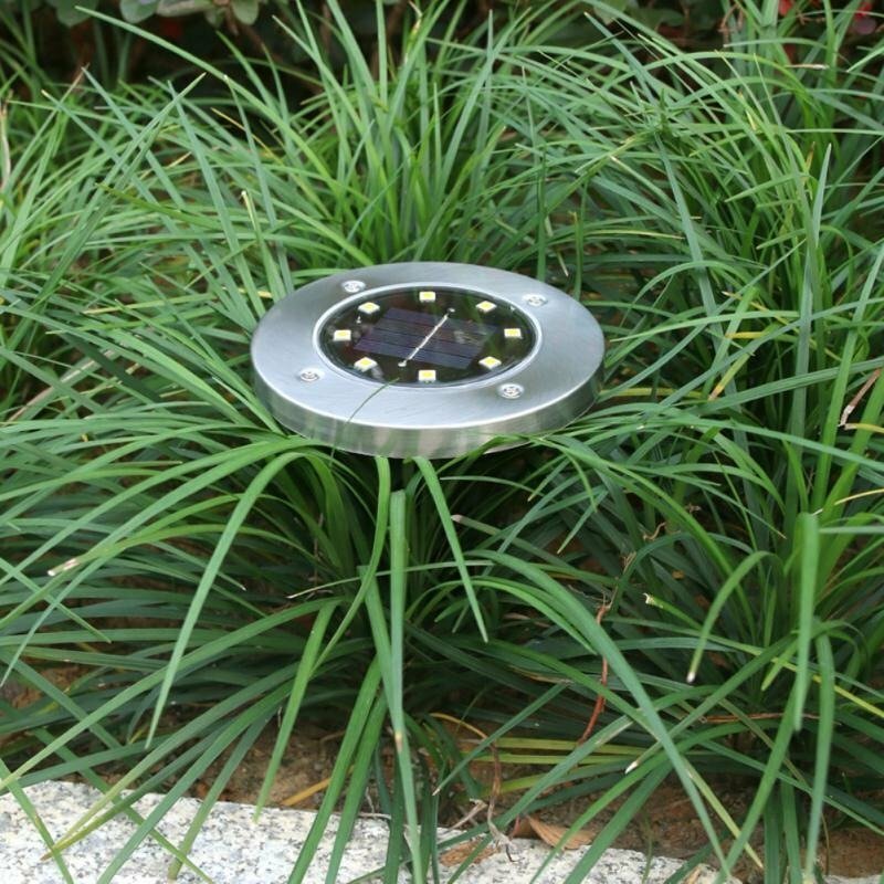 Садовый светильник - отпугиватель грызунов на солнечной батарее ANYSMART, 8 LED - фотография № 3