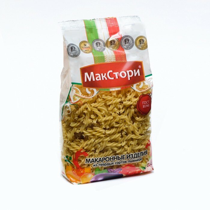 Макаронные изделия МакСтори Спираль, 400 г