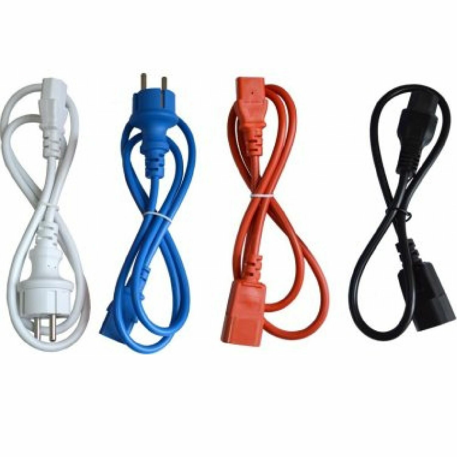 фото Кабель питания Lanmaster C13-Schuko прямая, 3х0.75, 220В, 10А, синий, 2 метра