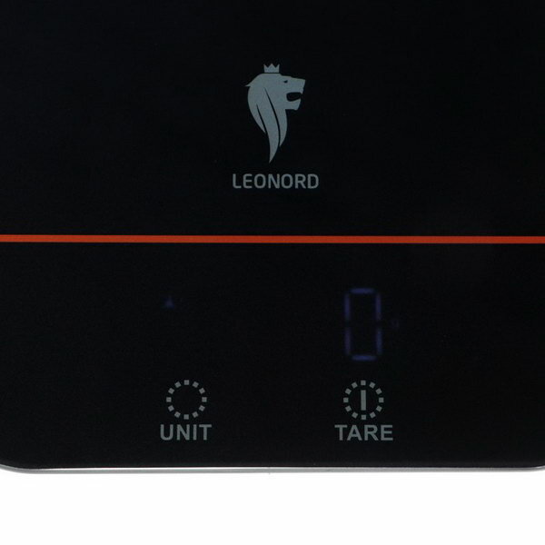 Весы кухонные LE-1706, электронные, до 10 кг, LCD дисплей, чёрные - фотография № 3
