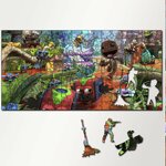 Пазл из дерева с фигурками, 230 деталей, 46х23 см игры Сэкбой Большое приключение - 5231 (1) - изображение