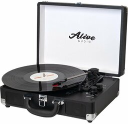 Проигрыватель виниловых пластинок Alive Audio Glam Noir GLM-01-NR