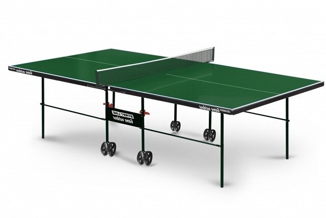 StartLine Теннисный стол STARTLINE Game Outdoor с сеткой GREEN