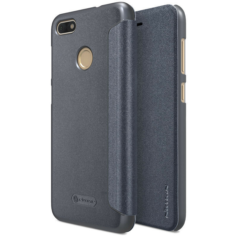 Чехол-книжка Nillkin Sparkle Booktype PU для Huawei Nova Lite 2017/Enjoy 7/P9 Lite Mini, цвет Черный (6902048147683)