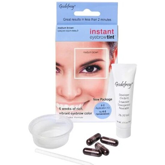  -   GODEFROY Eyebrow Tint Medium Brown 4 , 