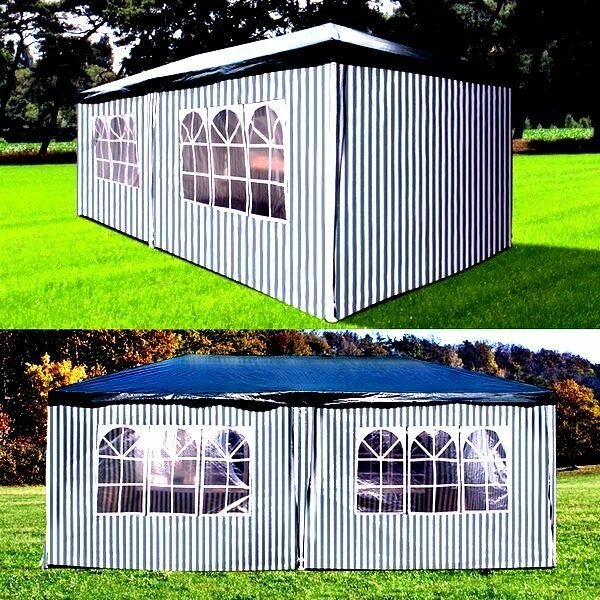 Садовый шатер для мероприятий Афина AFM-1015 Blue-white