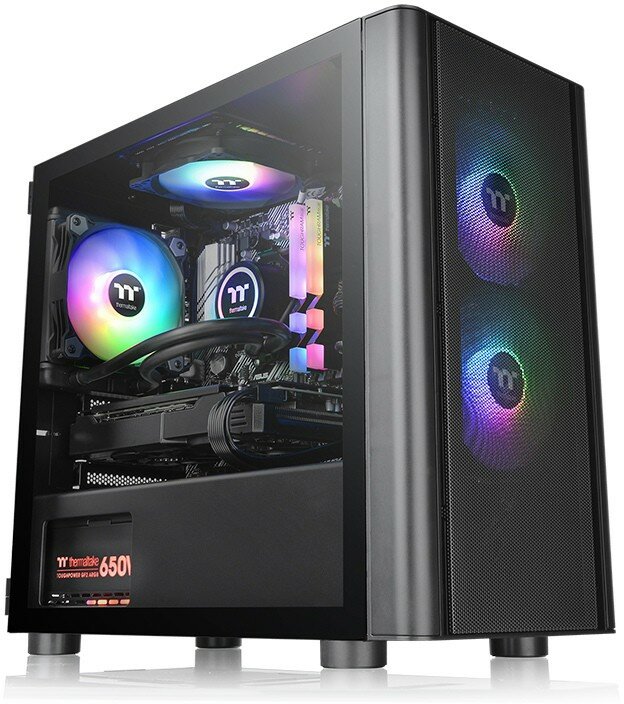 Корпус Thermaltake V150 Tempered Glass ARGB Breeze (CA-1R1-00S1WN-02)